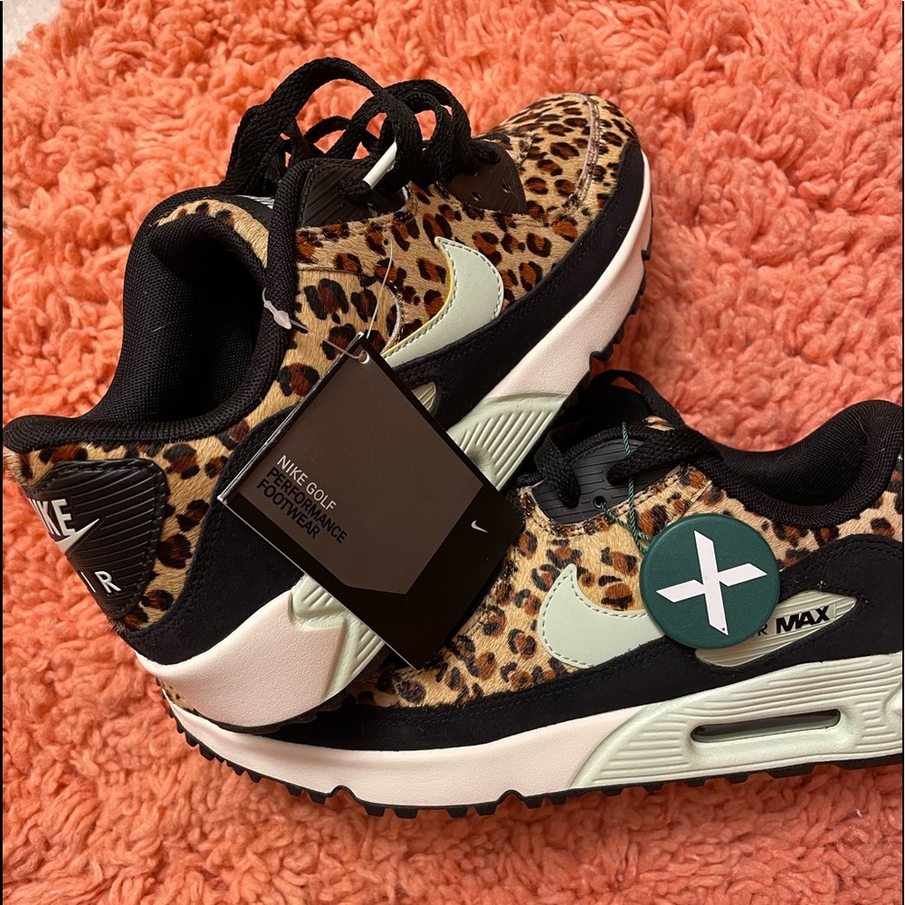 Nike LEOPARD / CHEETAH Air Max 90 Golf ( or regular)  🐆⛳️👟
